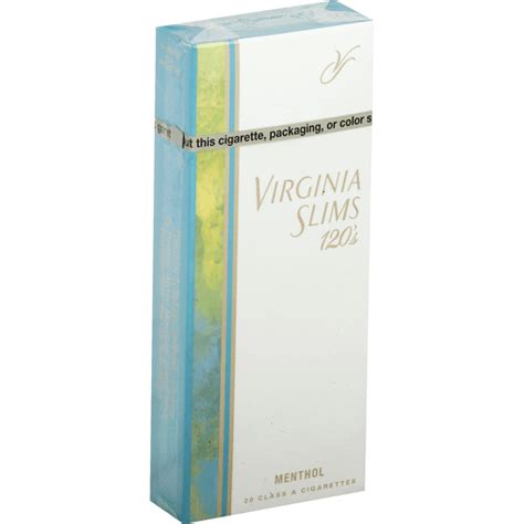virginia slims cigarettes class a menthol 120 s cigarettes sun fresh