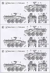 Model Stryker Icv 8x8 M1126 Plastic List sketch template