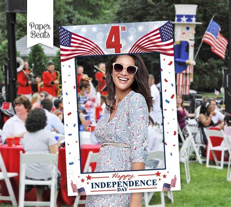 usa independence day photo booth prop usa independence day party