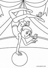 Circus Coloring Pages sketch template