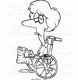 Depression Coloring Pages Cartoon Wheelchair Getcolorings Vector Printable Color sketch template