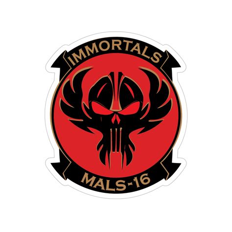 mals  immortals usmc transparent sticker die cut vinyl decal  sticker space