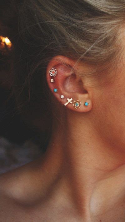 love love love cute ear piercings cute piercings ear piercings