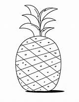 Pineapple Coloring Pages Drawing Printable Kids Print Easy Template Color Sheets Fruit Dna Sheet Stencil Fruits Cute Hellokids Keyboard Piano sketch template
