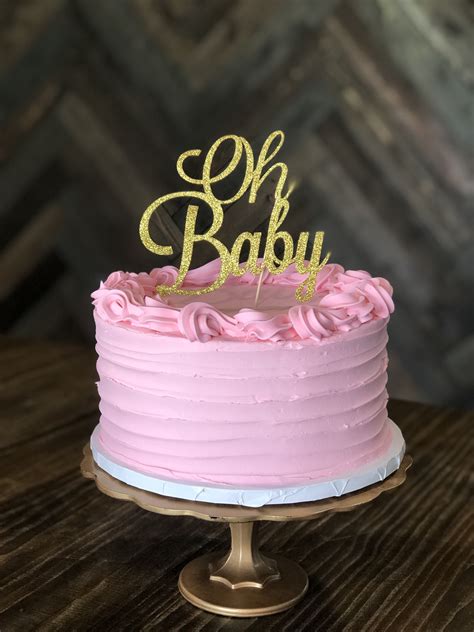 baby shower cake  girl recipe  design idea