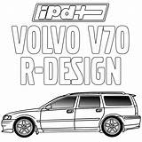 Volvo V70 Ipd sketch template