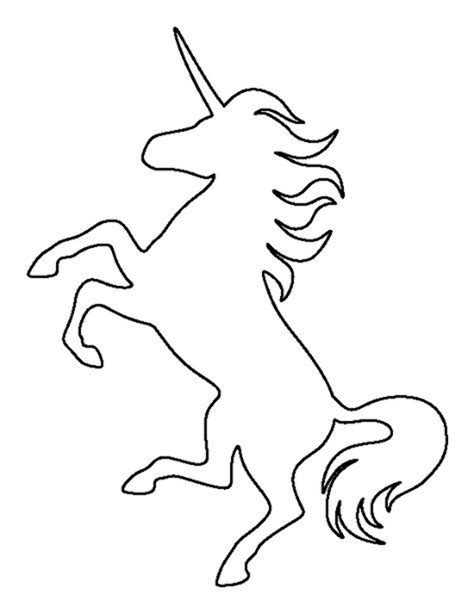 high quality unicorn clipart outline transparent png images