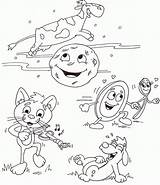 Coloring Diddle Fiddle Clipart Cat Hey Pages Clip Popular Clker sketch template