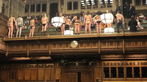 semi naked protest distracts mps  brexit debate cnn