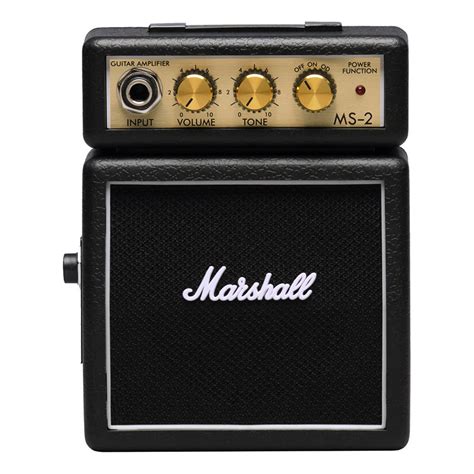 marshall ms   battery powered micro amp vintage style black