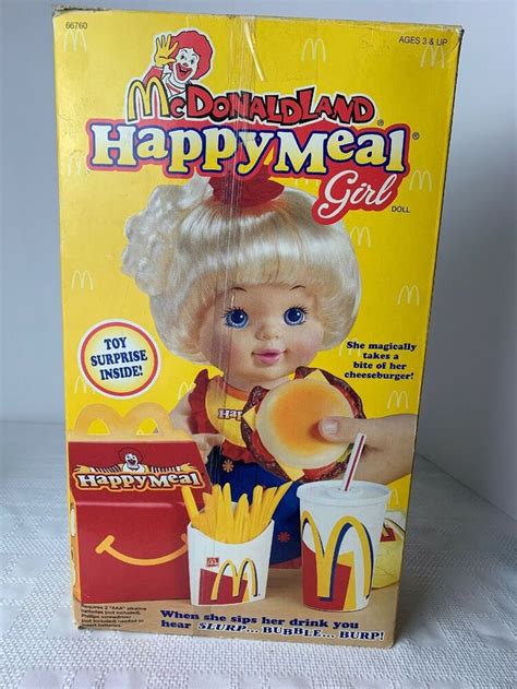 vintage hasbro mcdonaldland mcdonald s happy meal girl 1997 doll new in box