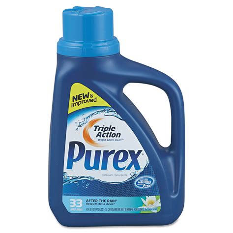dial professional purex liquid  detergent   rain scent oz bottle carton