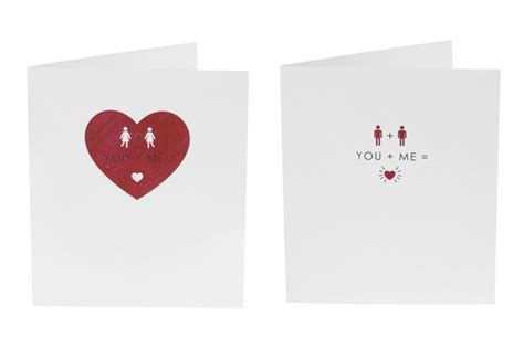 sainsbury s has released a line of same sex valentine s day cards for