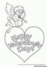 Valentine Para Colorear Happy Coloring Valentines Sheets Printables sketch template