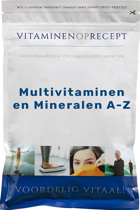 multivitaminen en mineralen   vitaminen op recept