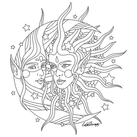 Fantasy Coloring Pages For Adults At