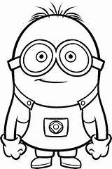 Minion Clipartmag Coloring sketch template