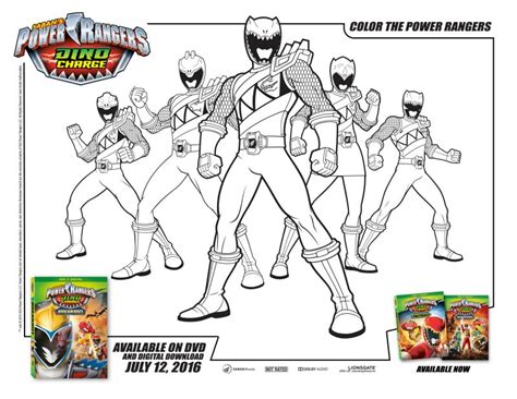 power rangers dino charge coloring page mama likes