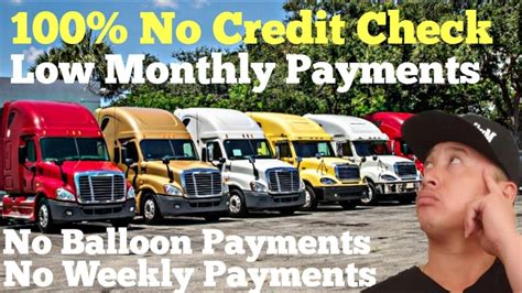 credit check semi truck leasing  financing youtube