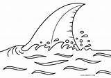 Coloring Shark Hai Malvorlagen Ausdrucken Kostenlos Cool2bkids sketch template