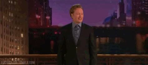 excited conan o brien find and share on giphy