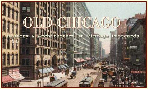 chicago  vintage postcards history  architecture  chicago