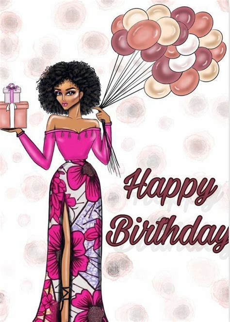 pin  sheila sanders  whats   card happy birthday african
