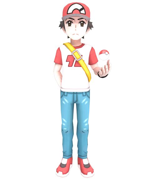 Pokemon Sun And Moon Trainer Red Render By The Magician