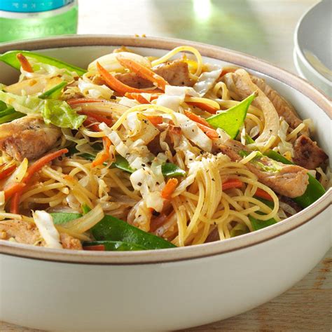 pork pancit recipe taste of home