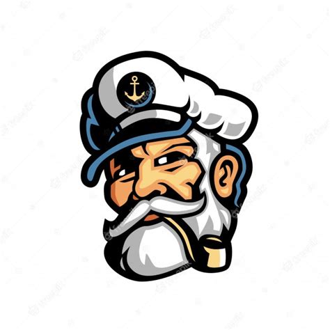 premium vector captain sailorman
