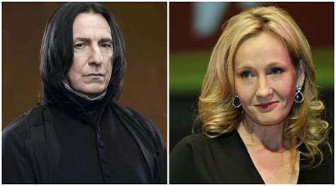 Jk Rowling Apologises For Killing Snape In ‘deathly
