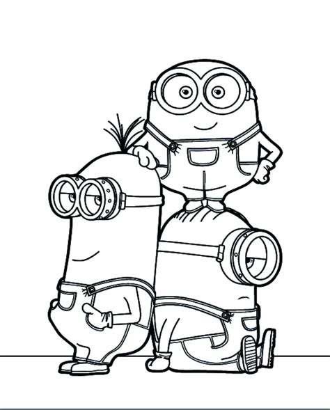 despicable   coloring pages jinxy kids