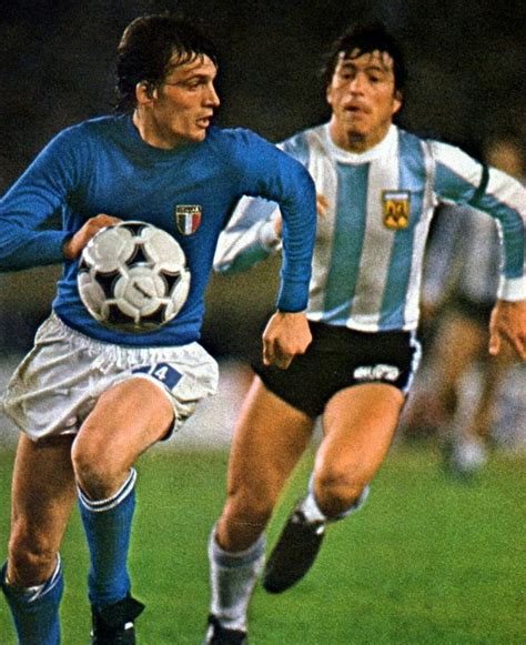 Argentina Vs Italia Daniel Passarella 1978 Soccer Shirts Sports Hero