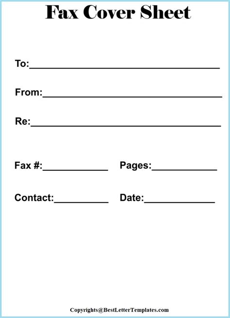 printable fax cover sheets  printable world holiday