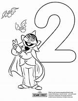 Sesame Street Coloring Pages Count Von Number Color Ernie Burt Gang Face Getcolorings Popular Printable Coloringhome Party Comments sketch template