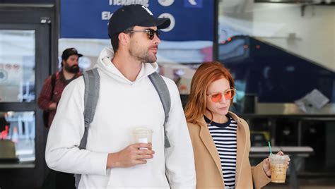 Brittany Snow And Fiance Tyler Stanaland Hold Hands At Lax Brittany