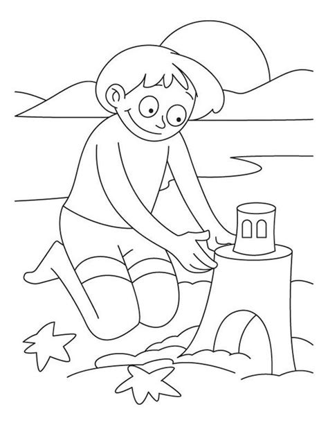 beach vacation coloring pages png  file find