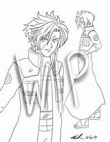 Lineart Hagane sketch template