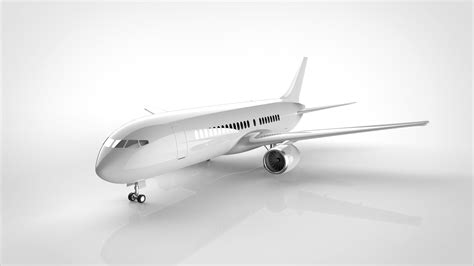 airplane  rendering  model cgtrader