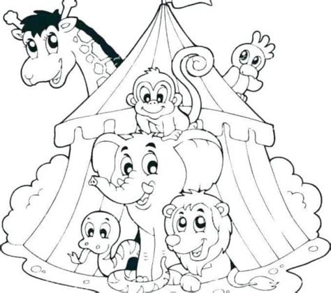circus coloring pages printable