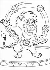 Juggling Clowns Dora Lion sketch template