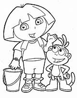 Dora Exploradora Mewarnai Putih Hitam Colorir Colorea Parabebes Nickelodeon Pra Infantiles Blogo Labels sketch template