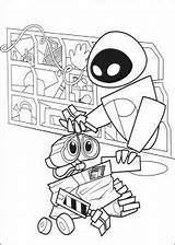 Wall Coloring Pages Walle sketch template