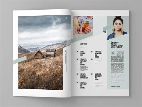 creative magazine layout indesign indd ksioks