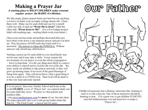 printable childrens prayers printable word searches
