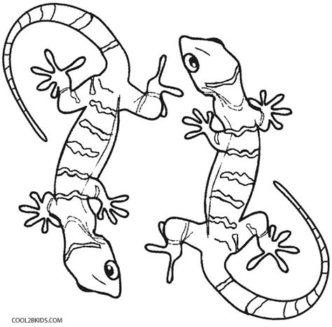 printable lizard coloring pages  kids