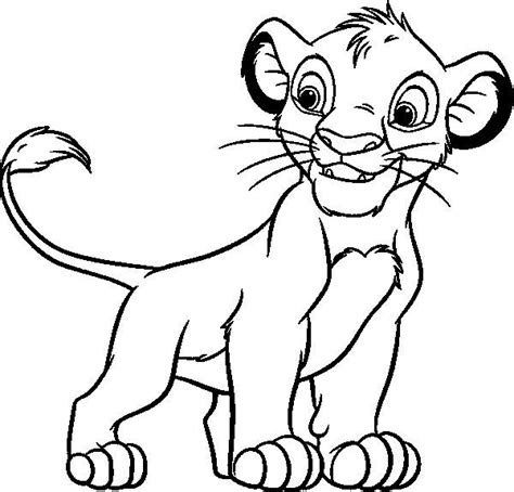 lion cub coloring pages  getcoloringscom  printable colorings