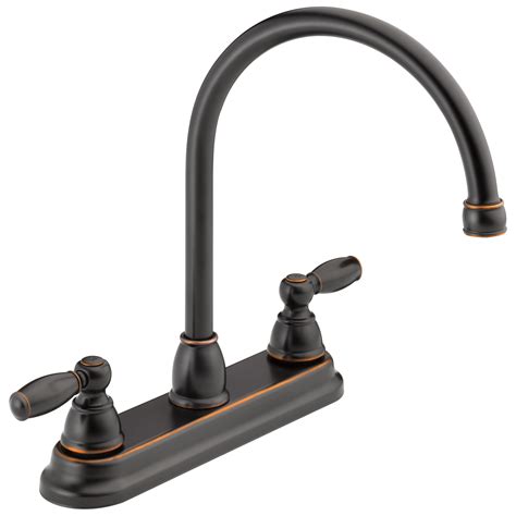 peerless faucet plf ob  handle kitchen faucet oil bronze
