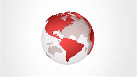 globe red reflection loop red world globe reflection loop   backgrounds stock footage
