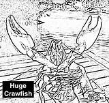 Crawfish Boil sketch template
